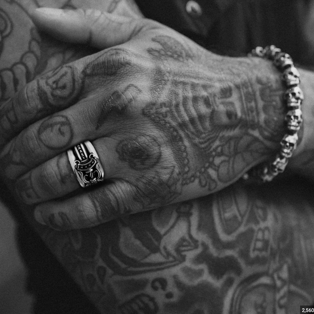 CHROME HEARTS - Dagger Ring - Size: 9